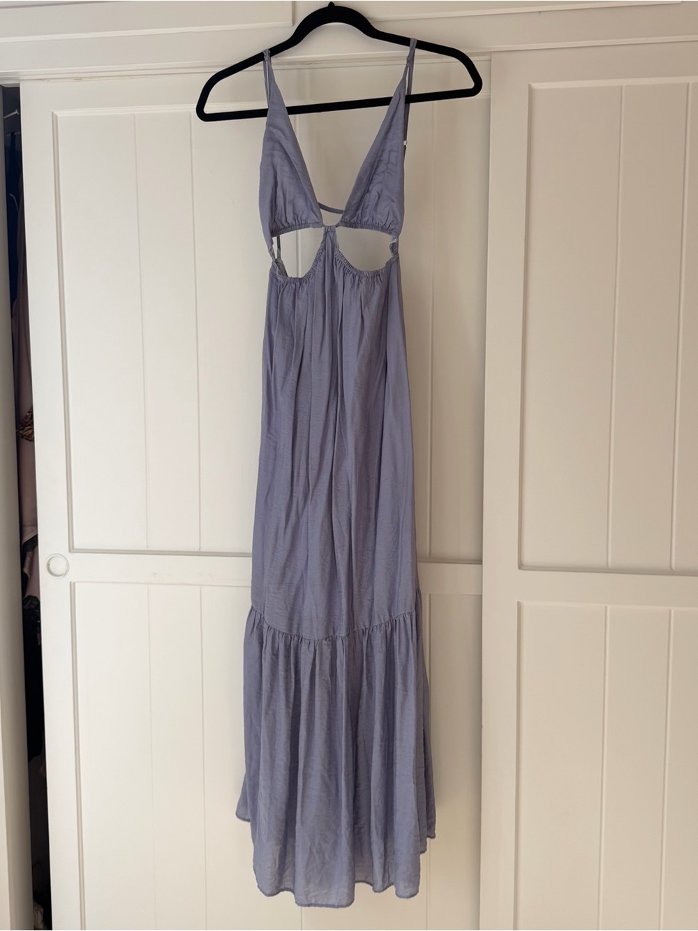 Lavender Cutout Maxi Dress - Lightweight Sleeveless Summer Dress